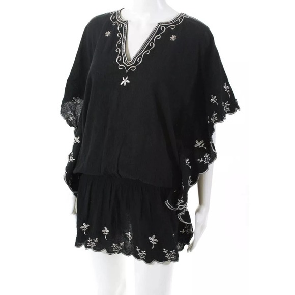 Scoop NYC Metallic Sheer Coverup - Picture 2 of 5